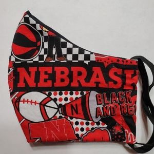 Men's Nebraska Husker Face Mask